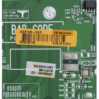 MAIN PARA TV LG / NUMERO DE PARTE EBT62474404 / EAX65081205(1.1) / EBR76466205 / PANEL LC550EUN(SF)(F2) / MODELO 55GA6400-UD.BUSYLMR